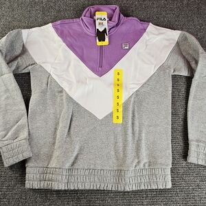 Fila Lavender and Gray Pullover